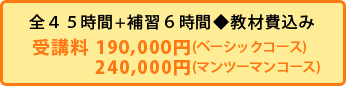 ベーシックコース料金